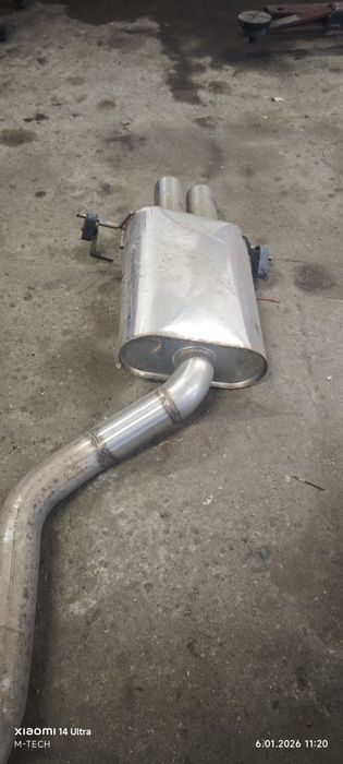 Tłumik wydech końcowy nierdzewka  BMW E60 E61 525d 530d 535d