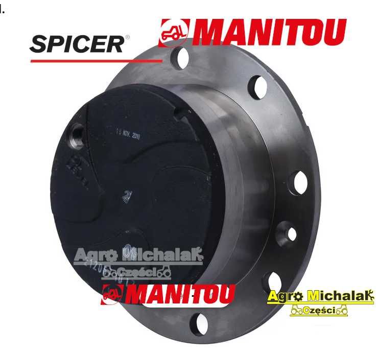 Obudowa zwolnicy dekiel Manitou 4 satelity org MLT634, 735, 932, 1035