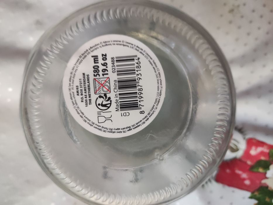 Słoik na pierniczki cukierki z Mikołajem