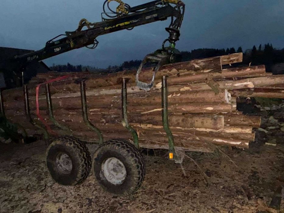 Ursus c360 4x4 z przyczepa leśna 2250 faofar