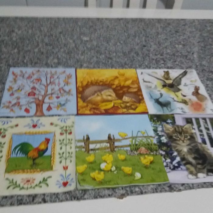 Guardanapos para decoupage