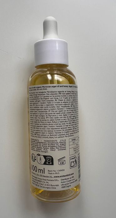 Olejek do włosów The Beauty Dept. Argan i Miód