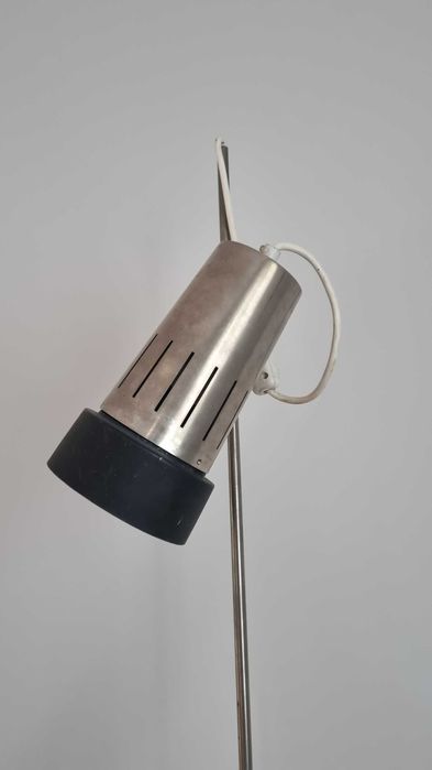 Lampa podłogowa reflektor Mid-Century Design Lata 60 PRL AKA DDR