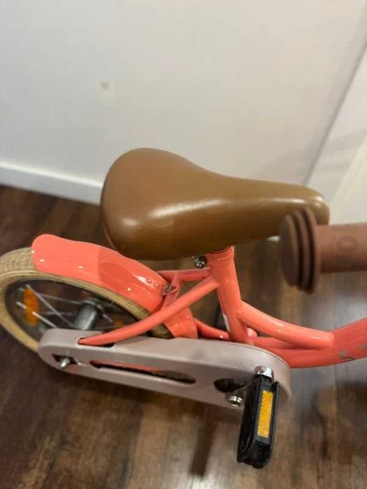 Bicicleta infantil Stoy - Cor Peach 14" - 4/5 anos