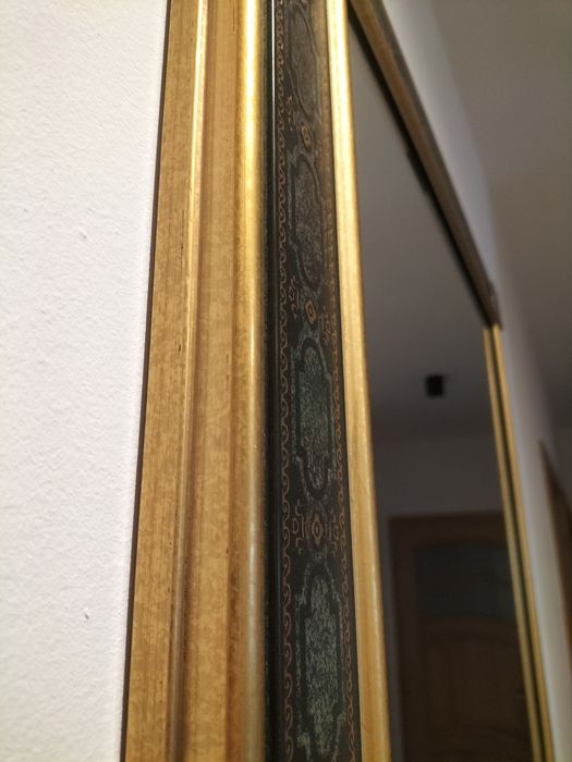 Duże lustro 66 x 136 kryształowe 35 letnie