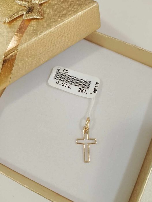 Krzyżyk mini złoto pr. 585