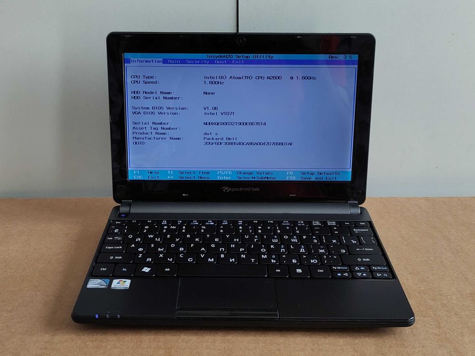 Нетбук Packard Bell (Acer Aspire One D270 / ZE7) Разборка по запчастям