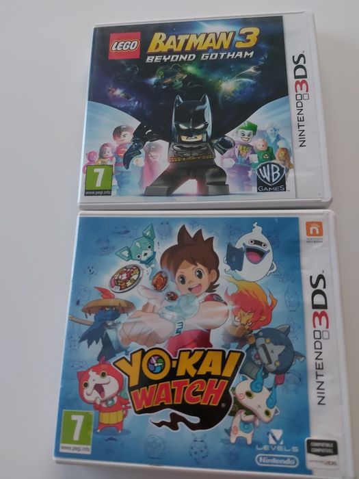 Jogos Nintendo 3 DS e figuras