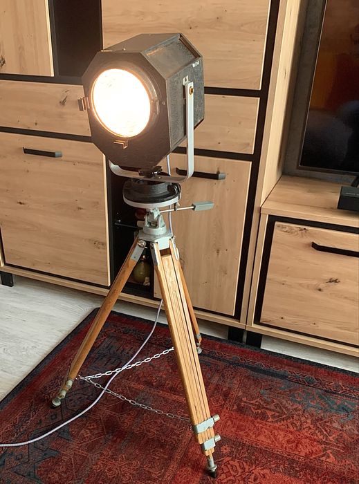 Stara lampa podlogowa zabytek Prl  Loft vintage