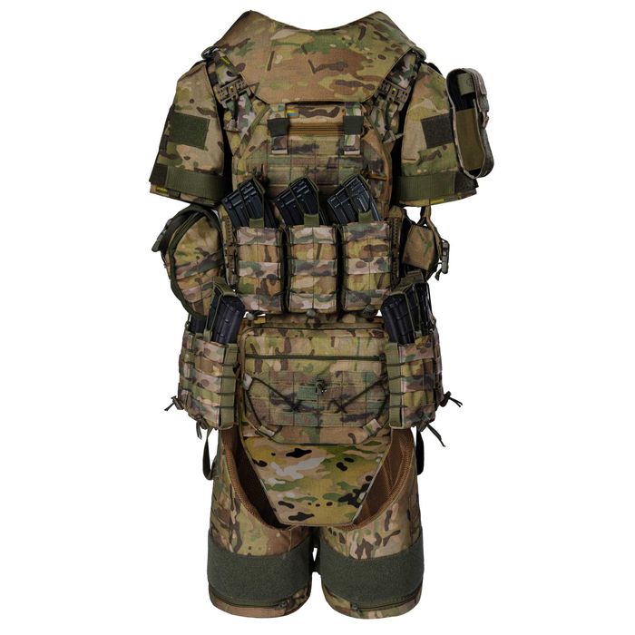 Бронежилет в максимальній комплектації захисту ВСЬОГО тіла. Термінатор