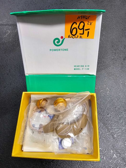 Aparat Słuchowy Hearing Aid F-138 * Nowy * Komis Madej Gorlice