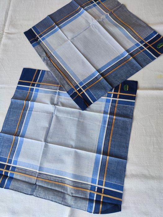 Nowe chusteczki męskie PRL, Vintage