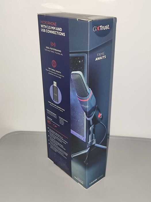 Mikrofon Kondensatorowy Trust GXT 212 Nowy w Pudełku