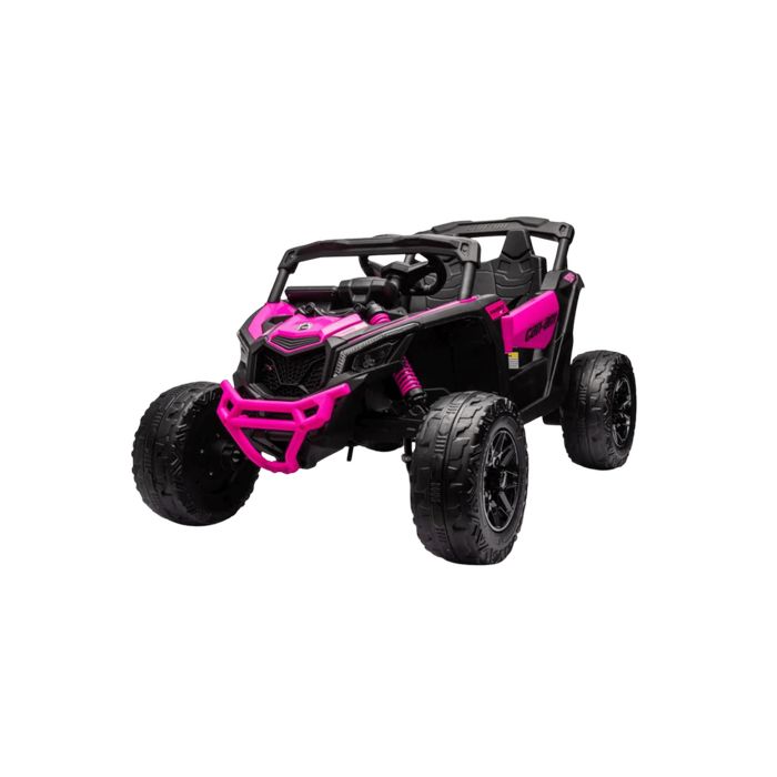 CAN-AM MAVERICK 4x4 24v Rosa c/ RODAS DE BORRACHA & ASSENTO EM PELE