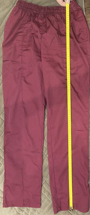 Бордові штани медичні, бренд « Білий халат» розмір 48/М