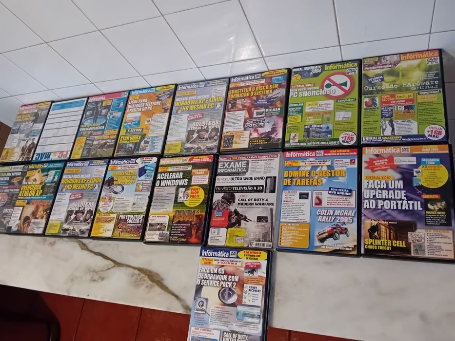 Conjunto de 17 DVDs Informática64740868657155120