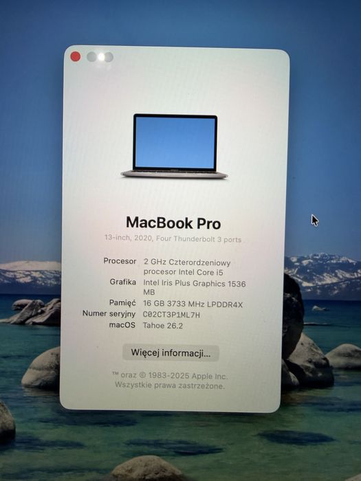 Macbook Pro 13 2020 Touch Bar i5/16/500gb