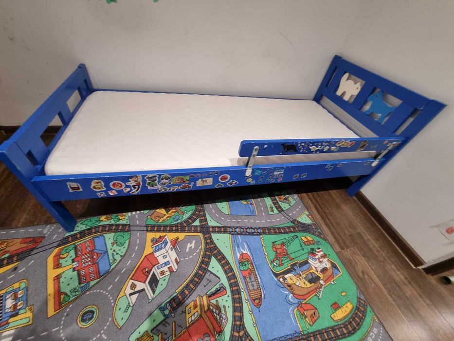 łóżeczko 165cm dla dziecka z materacem