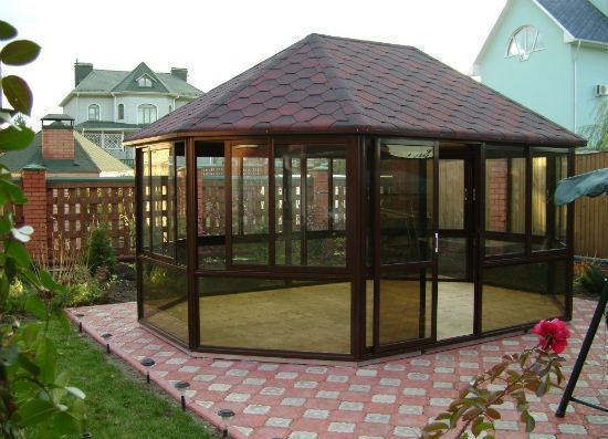 Монолитный поликарбонат 3мм Бронза (Навесы, Беседки, Террасы, Веранды)