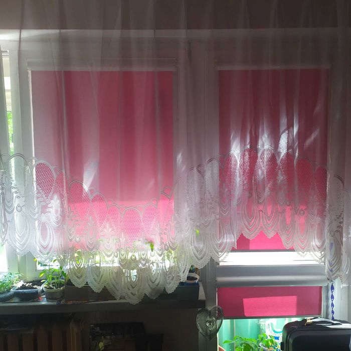 Firanki pokojowe żakardowe