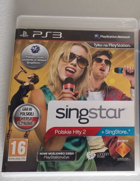 SingStar Polskie Hity  2 części  na konsole Ps3