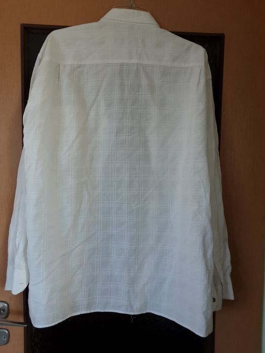 Biała koszula męska xxl