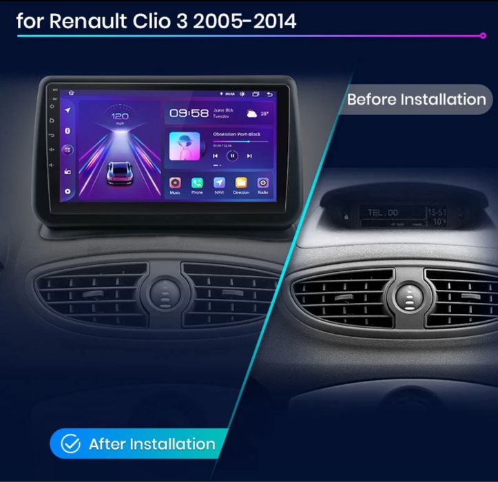 Штатная магнитола Renault Clio (2005-2014) ANDROID