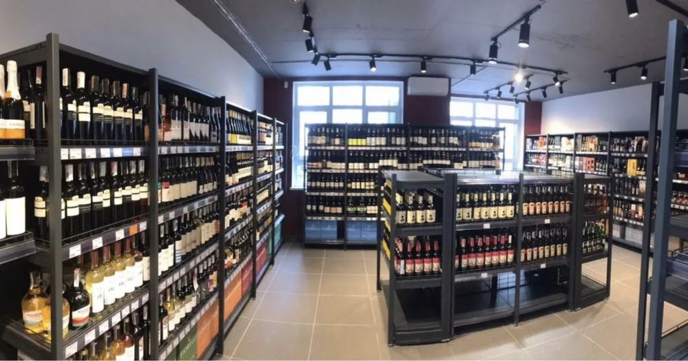 Торговые стеллажи б/у, торговое оборудование б/у. Скидка -50%