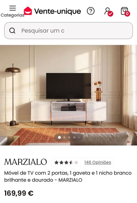 Vendo Móvel de TV e Mesa de Centro
