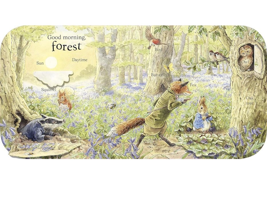Інтерактивна книжка з віконцями — Peter rabbit first 100 words