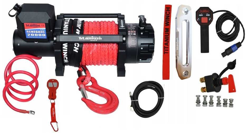 Wyciągarka Titanium WINCH RENEGADE 20000 LBS 24V