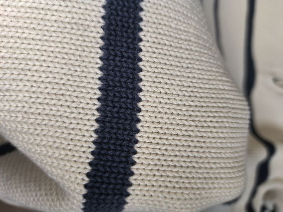 Білий в'язаний 1/3 зіп светер в лінію Polo Ralph Lauren