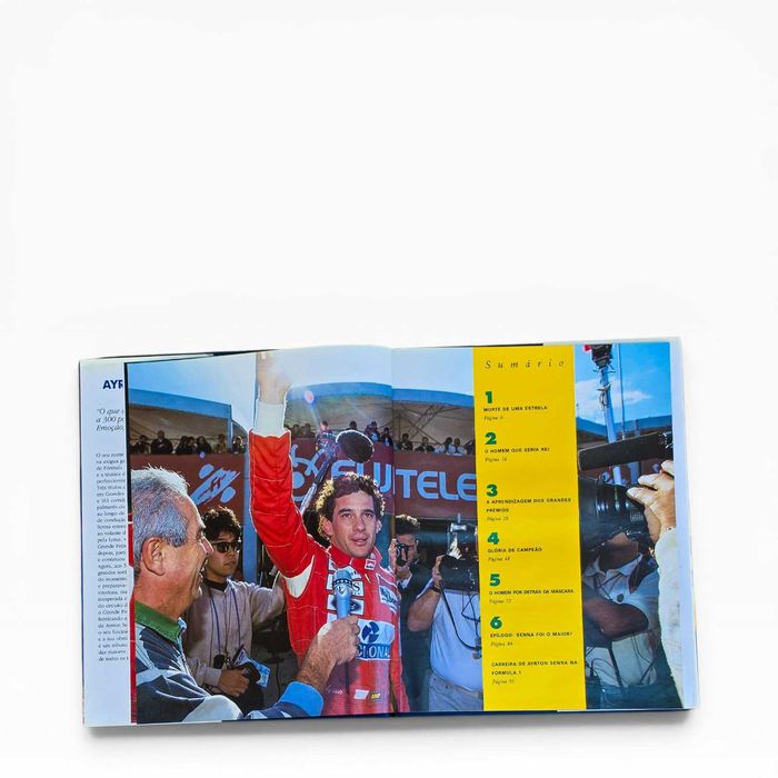 Livro “Em Memória de Ayrton Senna” — Alan Henry / John Townsend