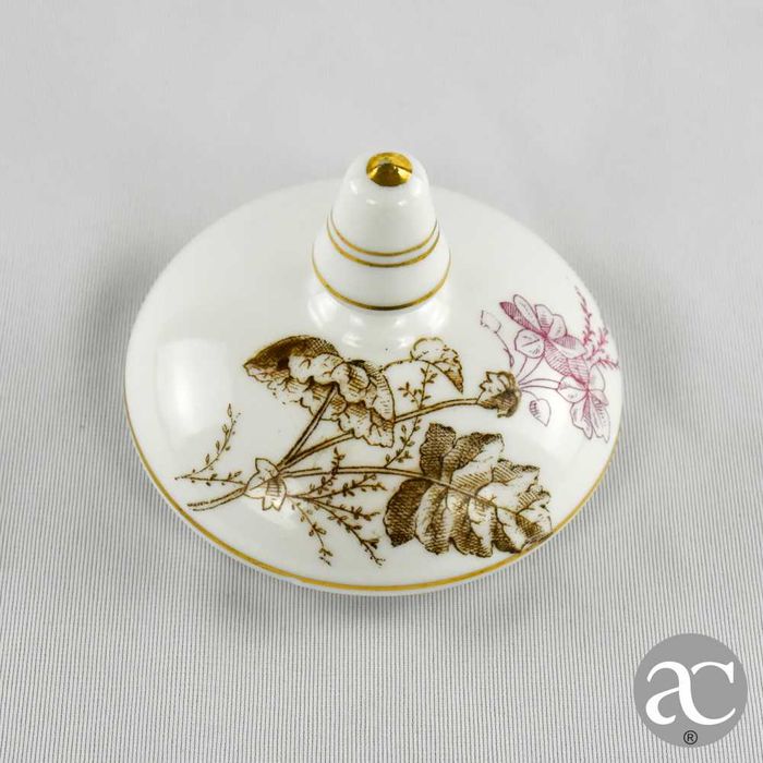 Açucareiro em porcelana Vista Alegre, finais do séc. XIX