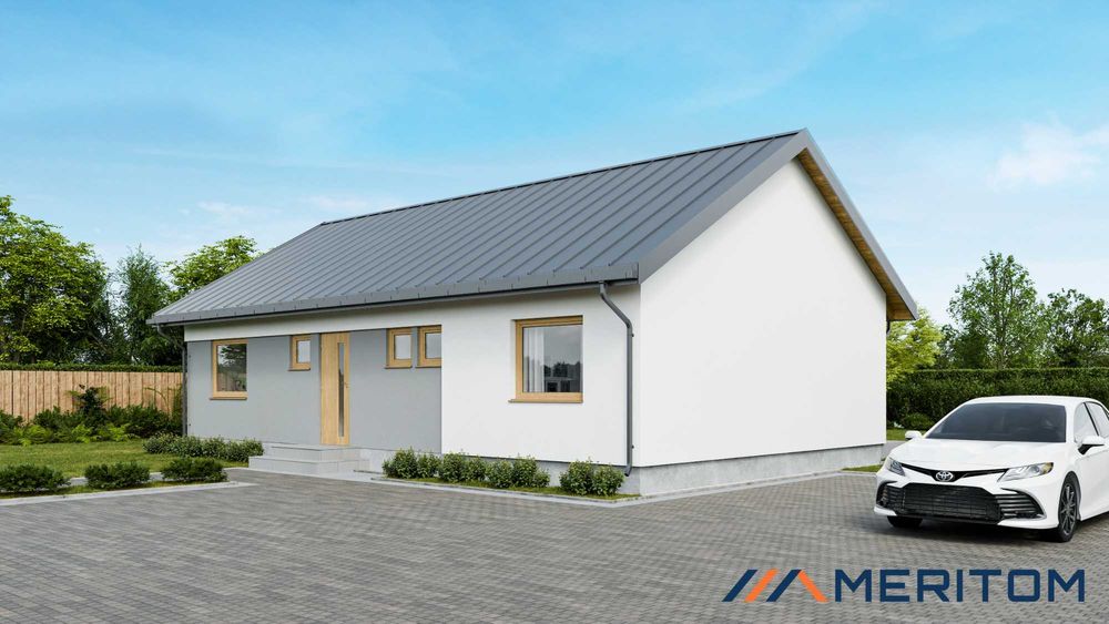 Dom PARTERO 110 mieszkalny całoroczny energooszczędny skandynawski