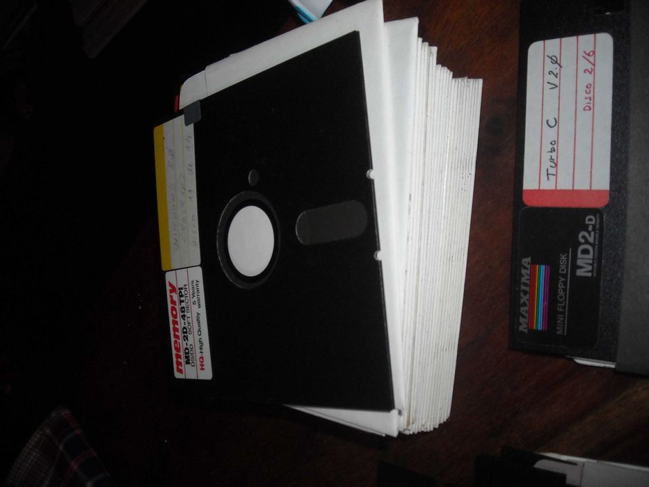 Disquetes antigas 5,25 5.1/4 5.25 5"1/4