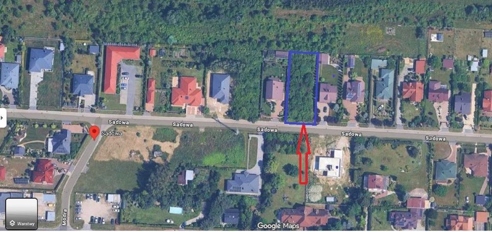 Sprzedam działkę budowlaną w Bełchatowie przy ul. Sadowej