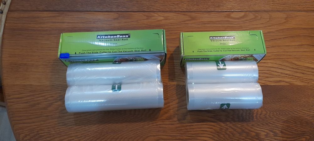 KitchenBoss worki próżniowe do zgrzewarki 6 rolek 3x15cm +3x20cm