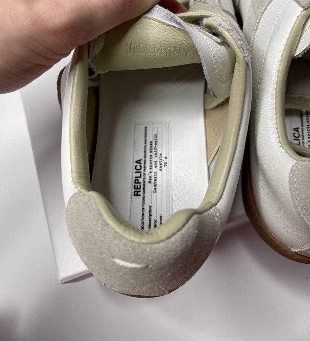 Maison Margiela Replica Gats кеди сірі кросівки кеды серые кроссовки