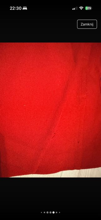 Czerwona bosmanka/plaszcz damski