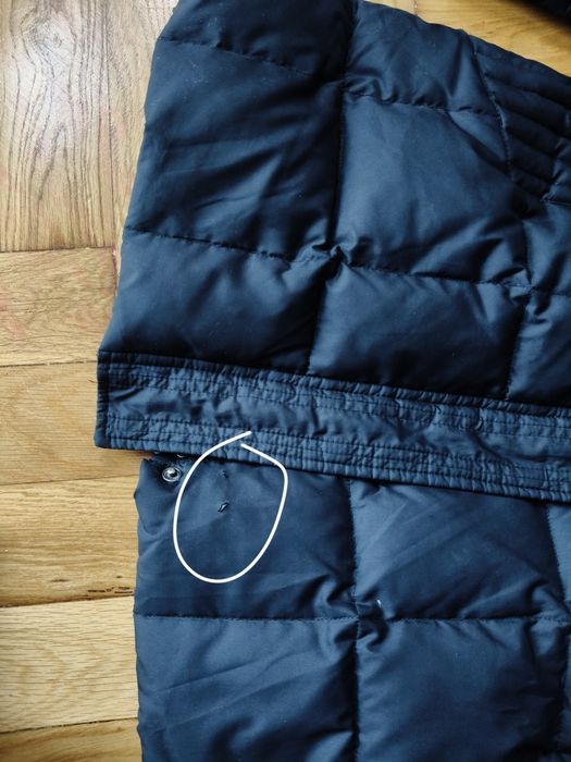 Płaszcz naturalne pierze 100% feather coat winter jacket 40