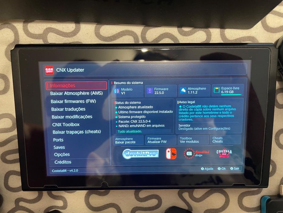 Nintendo Switch V1 Desbloqueada