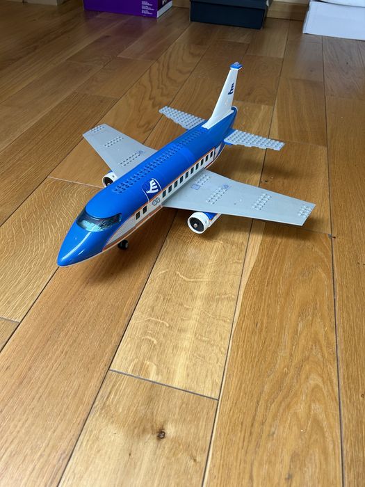 Samolot lego niebieski duży custom