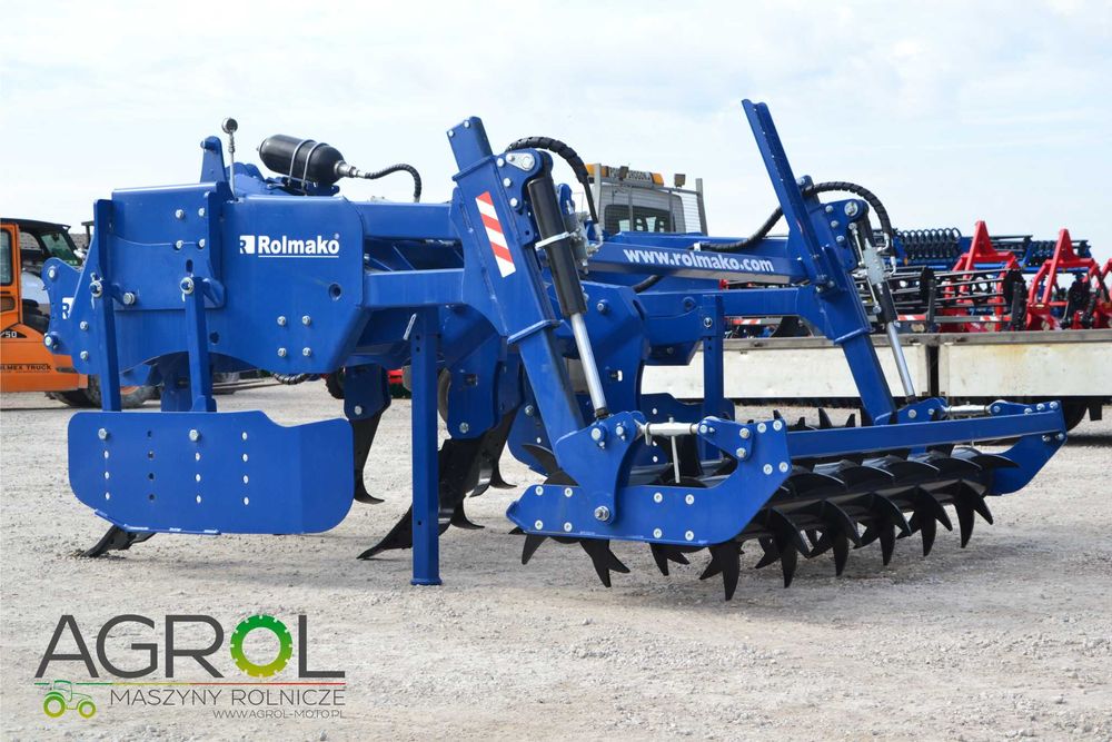 Pług dłutowy bezorkowy Rolmako Ripper U624 2,5m  / 3m Atilla Karsten