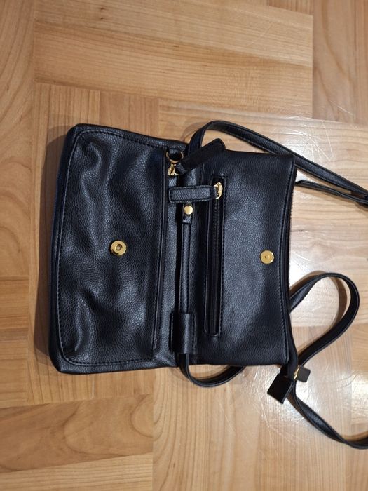 Torebka czarna Kenneth Cole Reaction,