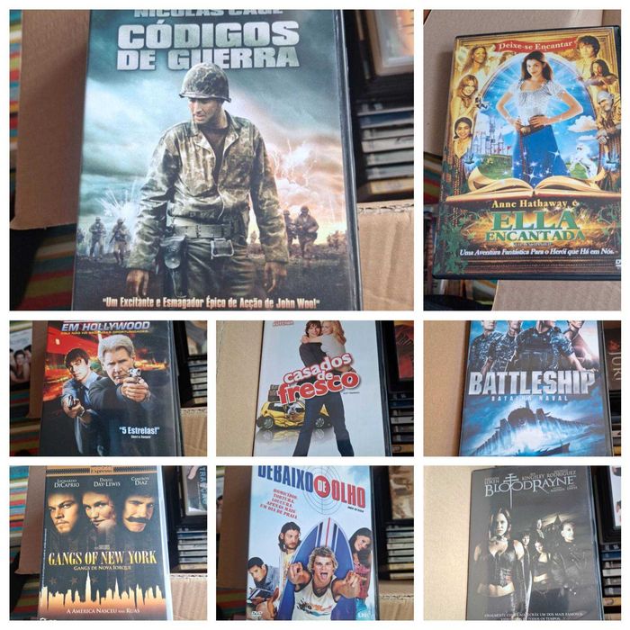 DVDS Variados, de diversos géneros, em bom estado