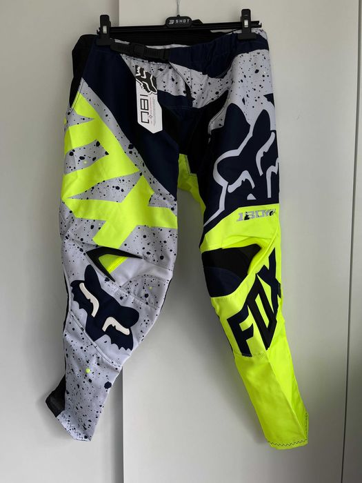 Strój FOX MX 180 Nirv (Grey Fluo Black)(cross,quad,enduto,mtb)