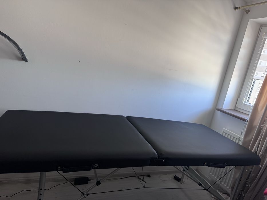 ŁÓŻKO KOSMETYCZNE do stylizacji rzęs space 70cm czarne