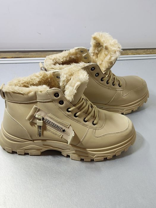 buty wojskowe taktyczne zimowe ocieplane beżowe 44 combat.