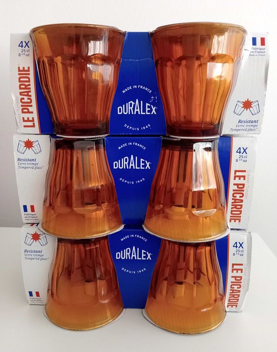 Copos Le Picardie Âmbar Duralex